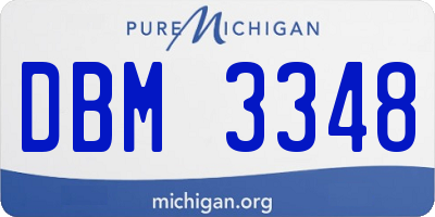 MI license plate DBM3348
