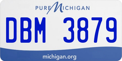 MI license plate DBM3879