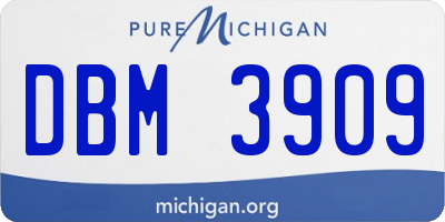 MI license plate DBM3909