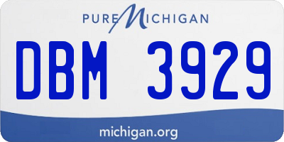 MI license plate DBM3929