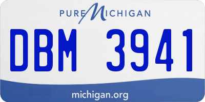 MI license plate DBM3941