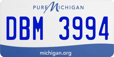 MI license plate DBM3994