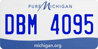 MI license plate DBM4095