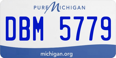 MI license plate DBM5779