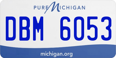 MI license plate DBM6053