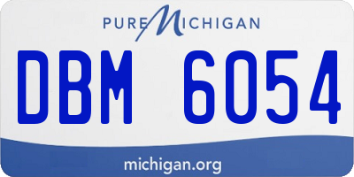 MI license plate DBM6054