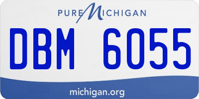 MI license plate DBM6055