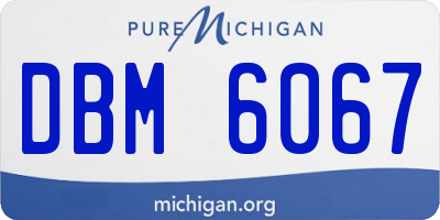 MI license plate DBM6067