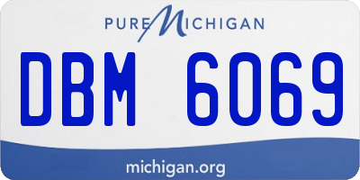 MI license plate DBM6069