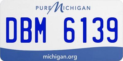 MI license plate DBM6139