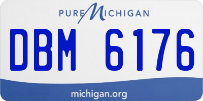 MI license plate DBM6176