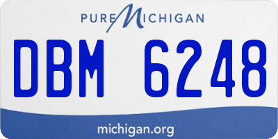 MI license plate DBM6248