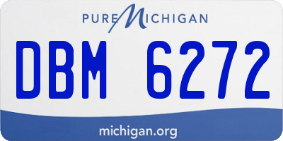 MI license plate DBM6272