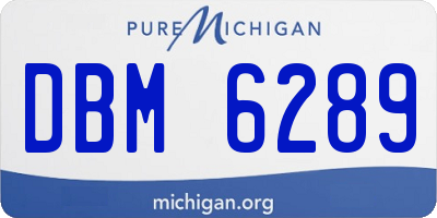 MI license plate DBM6289