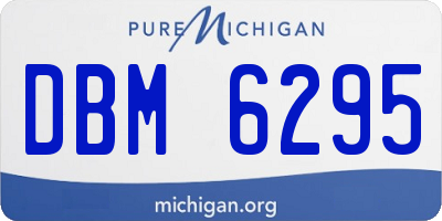 MI license plate DBM6295