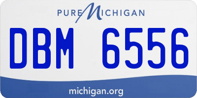MI license plate DBM6556