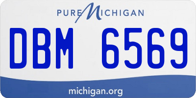 MI license plate DBM6569