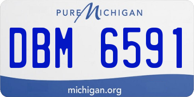 MI license plate DBM6591