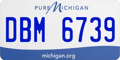 MI license plate DBM6739