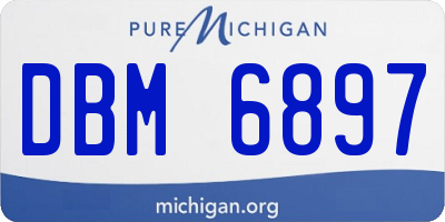 MI license plate DBM6897