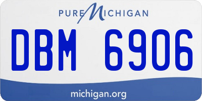 MI license plate DBM6906