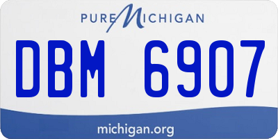 MI license plate DBM6907
