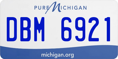 MI license plate DBM6921