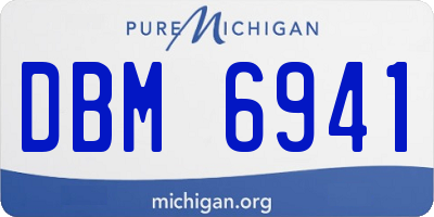 MI license plate DBM6941