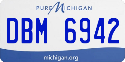 MI license plate DBM6942