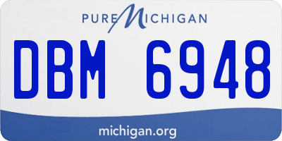 MI license plate DBM6948