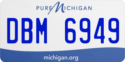 MI license plate DBM6949