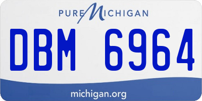 MI license plate DBM6964