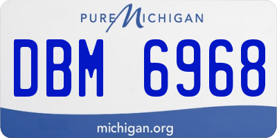 MI license plate DBM6968