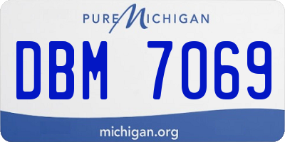 MI license plate DBM7069