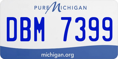 MI license plate DBM7399