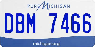MI license plate DBM7466