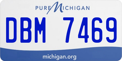 MI license plate DBM7469
