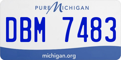 MI license plate DBM7483