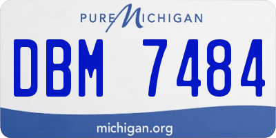 MI license plate DBM7484