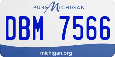 MI license plate DBM7566