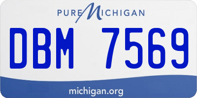 MI license plate DBM7569
