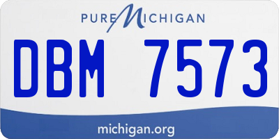 MI license plate DBM7573