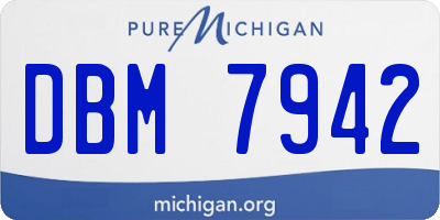 MI license plate DBM7942
