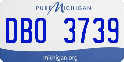 MI license plate DBO3739