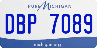 MI license plate DBP7089