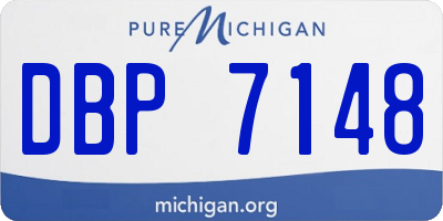 MI license plate DBP7148