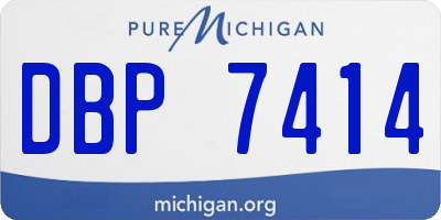 MI license plate DBP7414