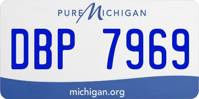 MI license plate DBP7969