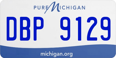 MI license plate DBP9129