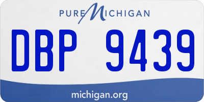 MI license plate DBP9439